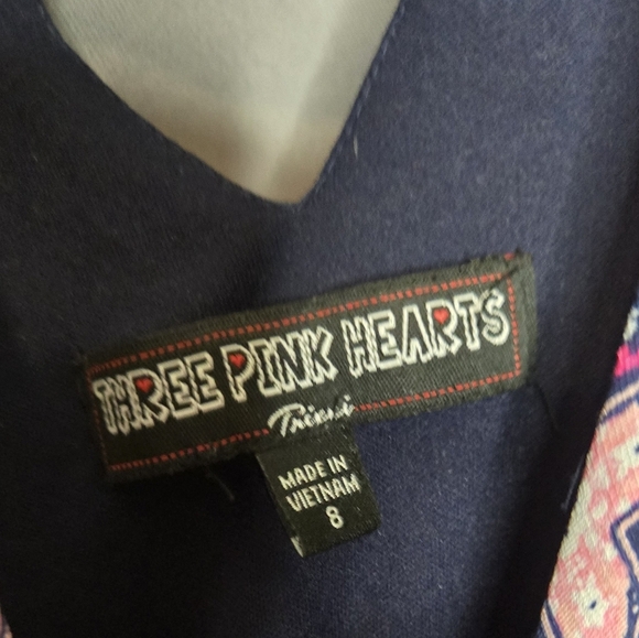 Girls Long Dress Size 8 By Three Pink Hearts - Picture 4 of 4